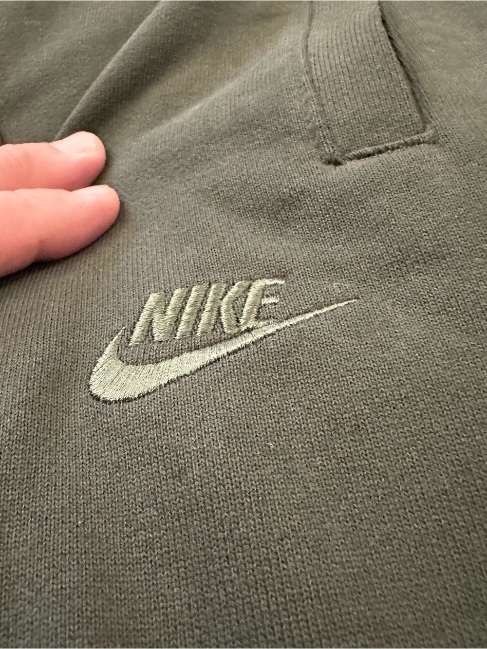 Nike Sportswear Classic Fleece Mens Joggers DA0019-355 Sequoia Green Size Medium - Picture 4 of 10